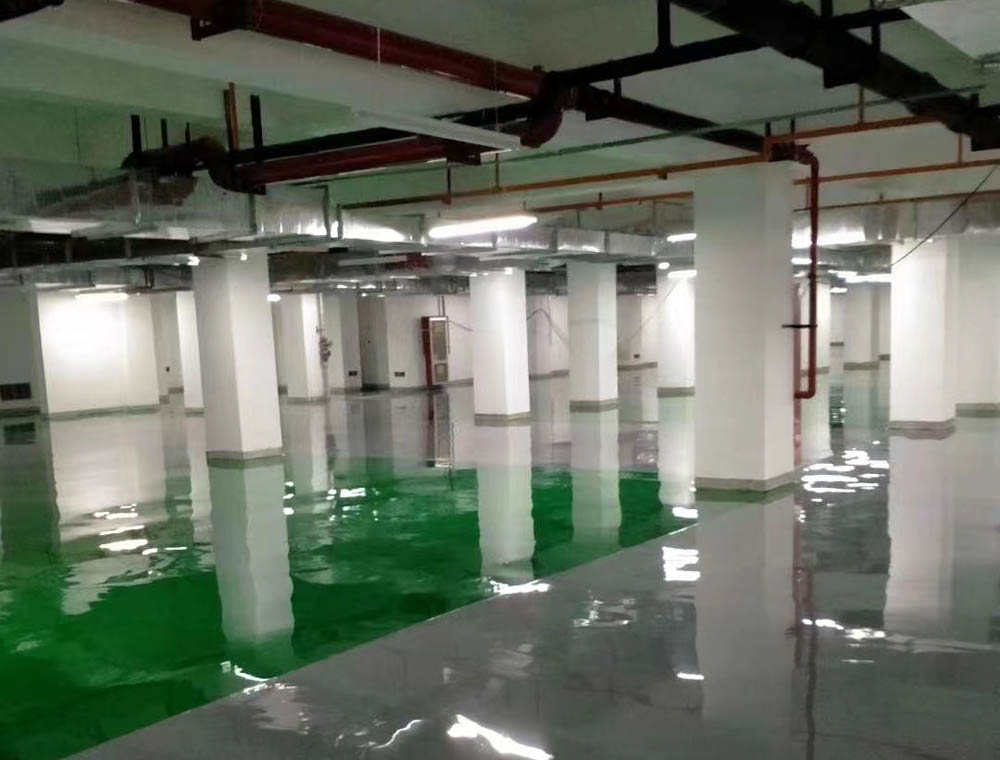 廣州碧桂園云頂車庫(kù)地坪漆施工項(xiàng)目